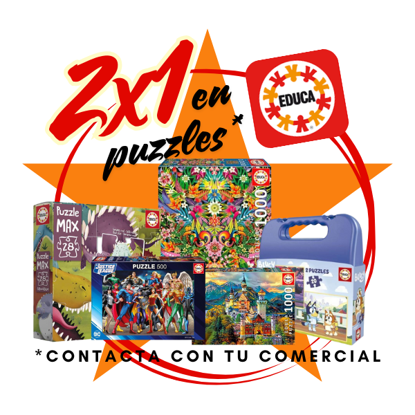 2x1 en novedades puzzles EDUCA