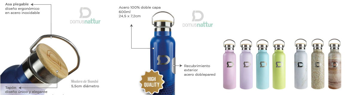 Botellas para el comienzo de curso escolar