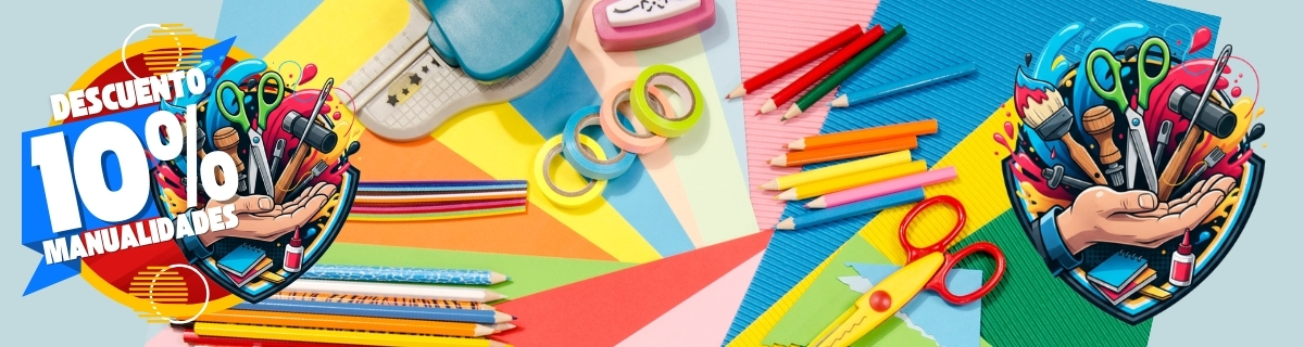 10% de descuento en MANUALIDADES